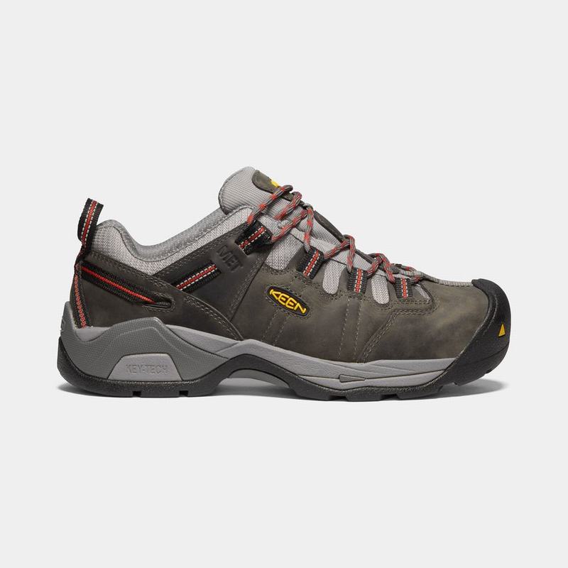 Keen Detroit Xt Int. Met Steel Toe Mens Work Shoes Olive Factory Outlet NZ (4253-MGAKJ)